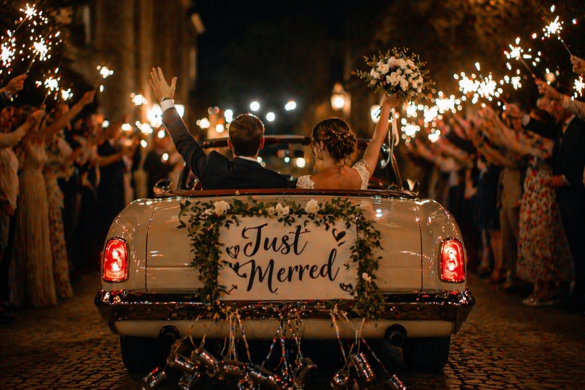 just married